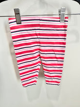 Load image into Gallery viewer, Dip Red Striped Leggings Size 6-12m
