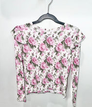 Load image into Gallery viewer, Posh Peanut Pink Roses Top Size 7-8Y
