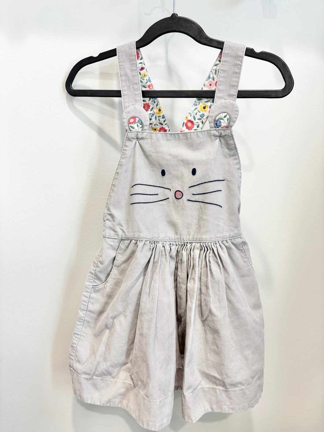 Mini Boden Bunny Jumper Dress Size 3-4Y