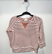 Load image into Gallery viewer, Lulu + Roo Brown Striped Sweater Size 2T
