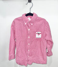 Load image into Gallery viewer, Zuccini Red Smocked Santa Shirt Size 4T

