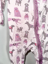 Load image into Gallery viewer, Kickee Pants Pink Dogs Footie Size 6-9m
