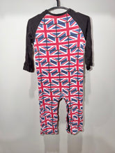 Load image into Gallery viewer, Kickee Pants English Flag Romper Size 12-18m
