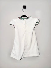 Load image into Gallery viewer, James &amp; Lottie White &amp; Green Plaid Dress Size 3T
