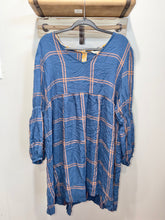 Load image into Gallery viewer, Matilda Jane Blue Plaid Dress Size XXL
