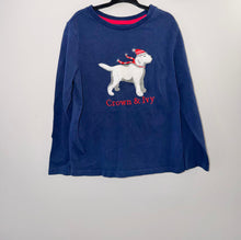 Load image into Gallery viewer, Crown &amp; Ivy Blue Snow Dog Shirt Size 4
