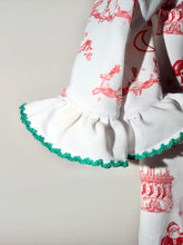 Load image into Gallery viewer, Little Bear Smocks Santa Sleeper Size 6m
