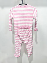 Load image into Gallery viewer, Kickee Pants Pink Striped Romper Size 3-6m*
