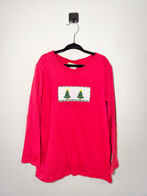 Load image into Gallery viewer, Classic Whimsy Smocked Chrismtas Tree Shirt Size 7*
