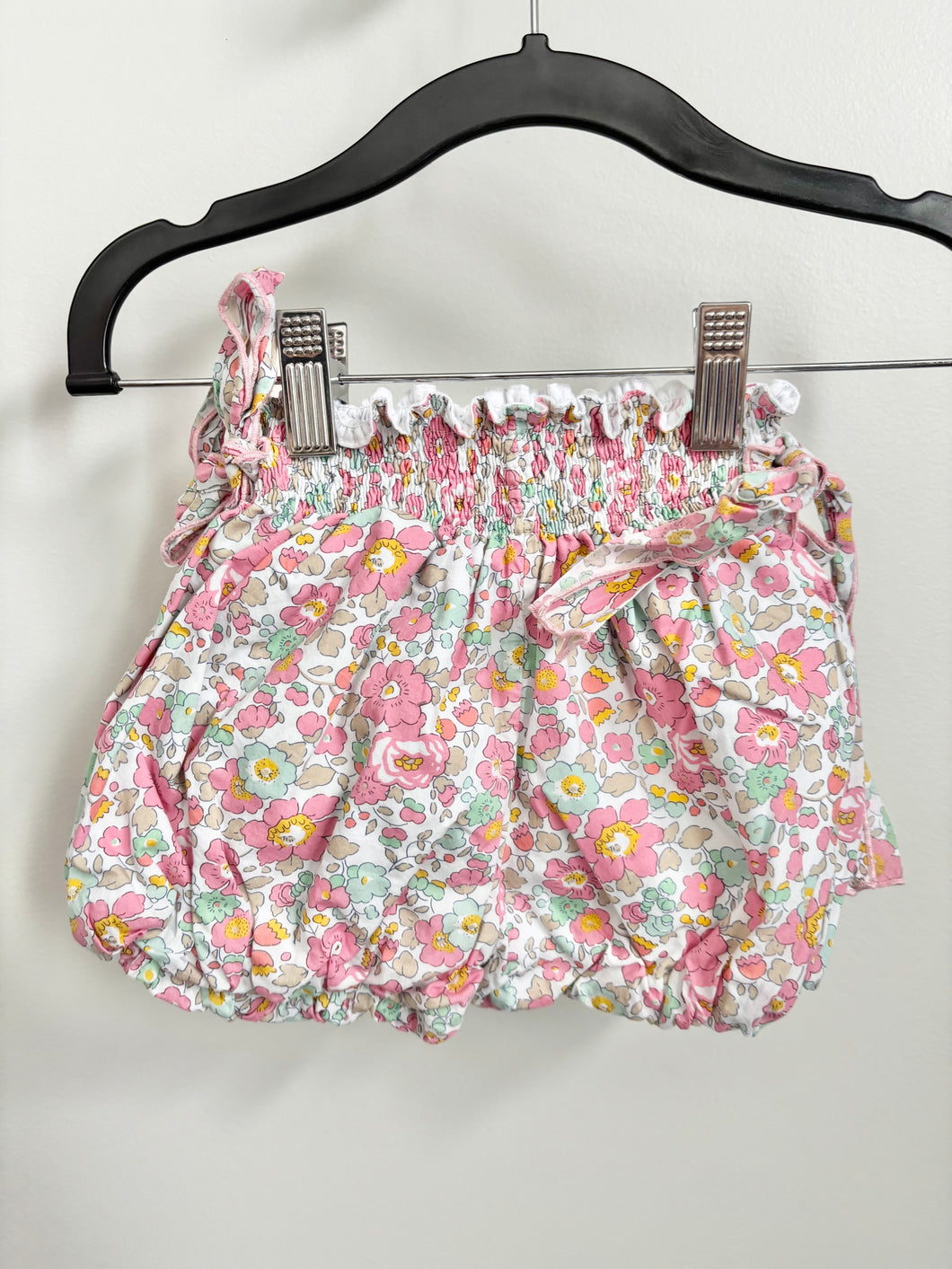 Sal & Pimenta Pink Flower Shorts Size 2T
