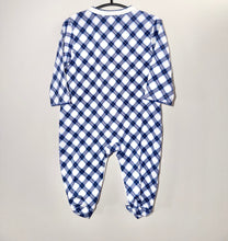 Load image into Gallery viewer, Rachel Riley Blue Footie Size 6m
