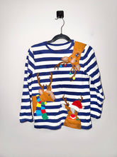 Load image into Gallery viewer, Mini Boden Reindeer Shirt Size 6-7Y*

