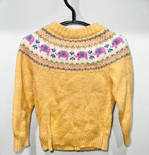 Load image into Gallery viewer, JoJo Maman Yellow Elephant Sweater Size 18-24m
