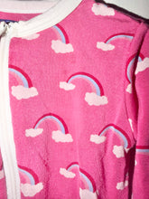 Load image into Gallery viewer, Kickee Pants Pink Rainbow Footie Size 6-9m*

