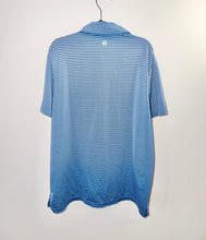 Load image into Gallery viewer, Vineyard Vines Blue Striped Performance Shirt Size 16
