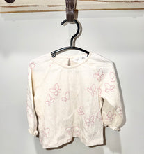 Load image into Gallery viewer, Zara Pink Flower Top Size 6-9m
