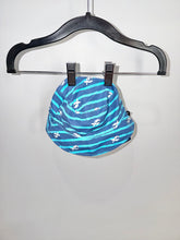 Load image into Gallery viewer, Blue Reversible Bucket Hat Size 6-12m
