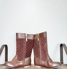 Load image into Gallery viewer, Janie &amp; Jack Brown Riding Boots Size 9
