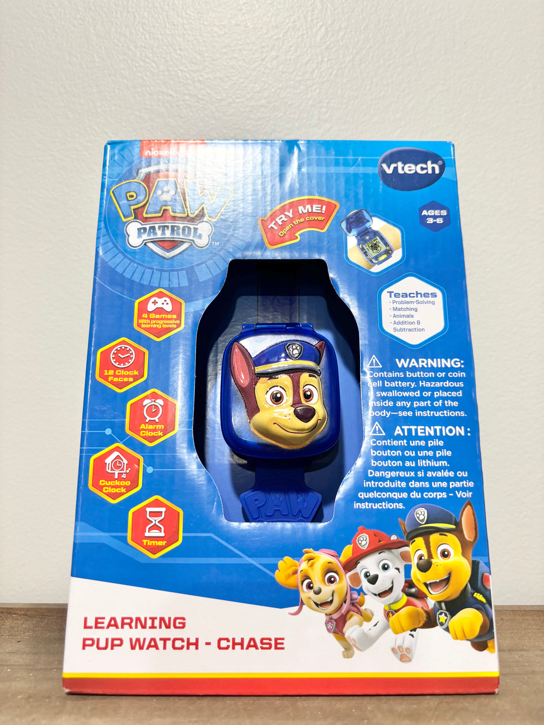Paw Patrol Chase Learning Pup Watch