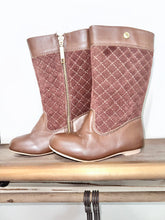 Load image into Gallery viewer, Janie &amp; Jack Brown Riding Boots Size 9
