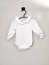 Load image into Gallery viewer, Sal &amp; Pimenta White &amp; Blue Bodysuit Size 6m
