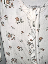 Load image into Gallery viewer, Angel Dear Brown Floral Footie Size 3-6m

