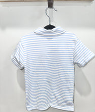 Load image into Gallery viewer, Classic Whimsy Blue Striped Pumpkin Shirt Size 3T
