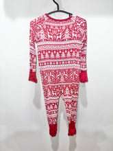 Load image into Gallery viewer, Little Sleepies Red Christmas Sleeper Size 6-12m

