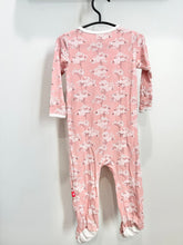 Load image into Gallery viewer, Magnetic Me Pink Floral Footie Size 6-9m
