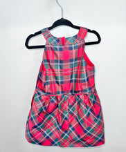 Load image into Gallery viewer, Vineyard Vines Red Plaid Dress Size 2T
