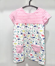 Load image into Gallery viewer, Baby Boden Dino Dress Size 6-12m
