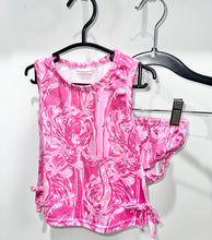 Load image into Gallery viewer, Pink Flamingo Dress w/Bloomers Size 6-12m

