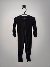 Load image into Gallery viewer, Little Sleepies Black Sleeper Size 3-6m
