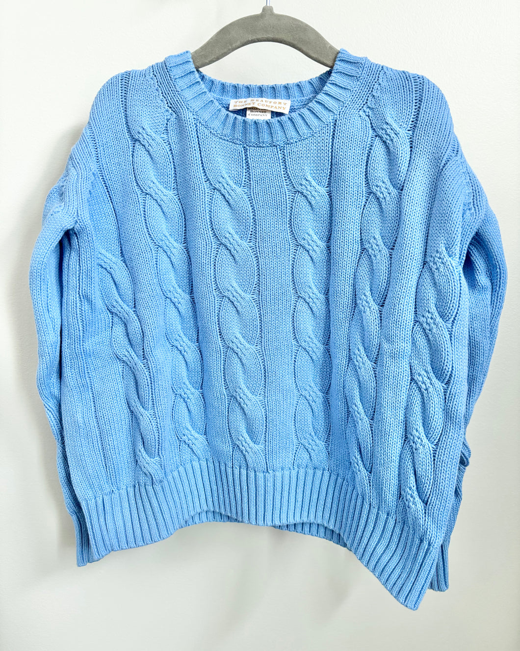 Beaufort Bonnet Blue Knit Crewneck Size 7