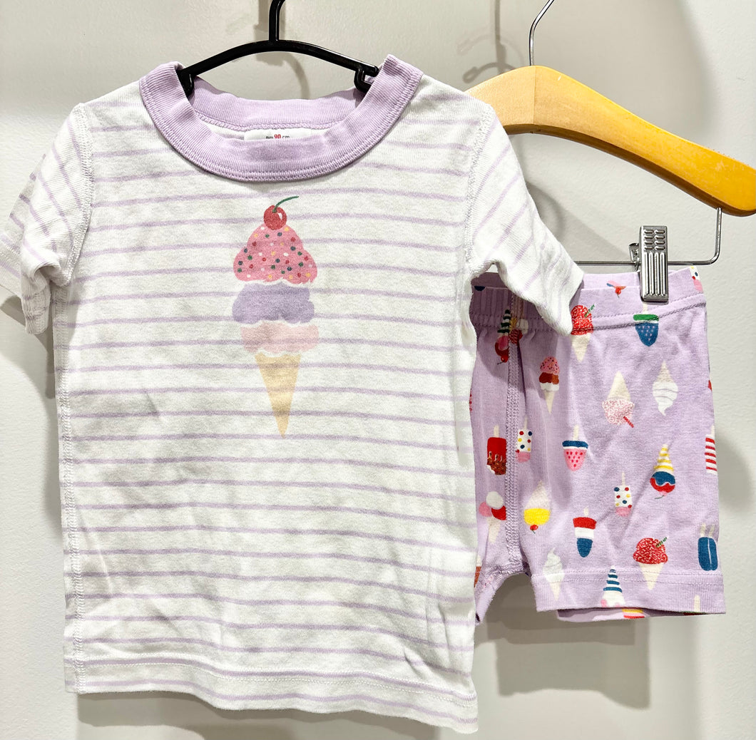 Hanna Andersson Ice Cream Pajamas Size 3*