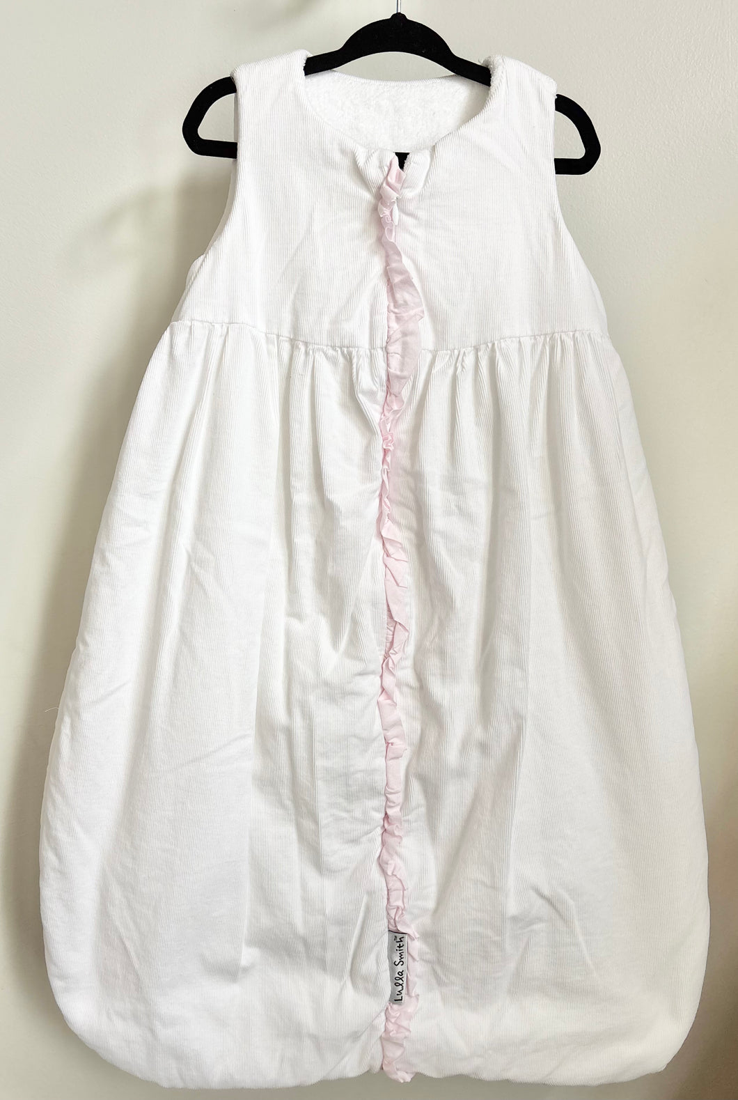 Lulla Smith White & Pink Sleep Sack Size 9m